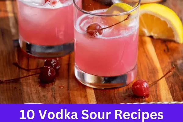 10 Easy and Delightful Vodka Sour Recipes  Must Try at Home