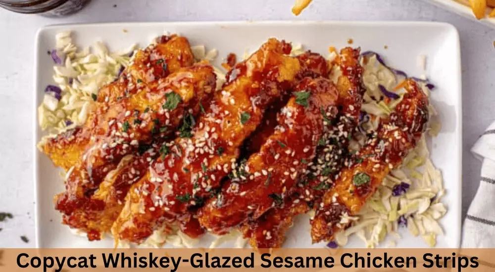 Copycat Whiskey-Glazed Sesame Chicken Strips
