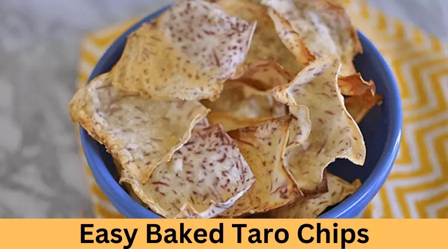 Easy Baked Taro Chips