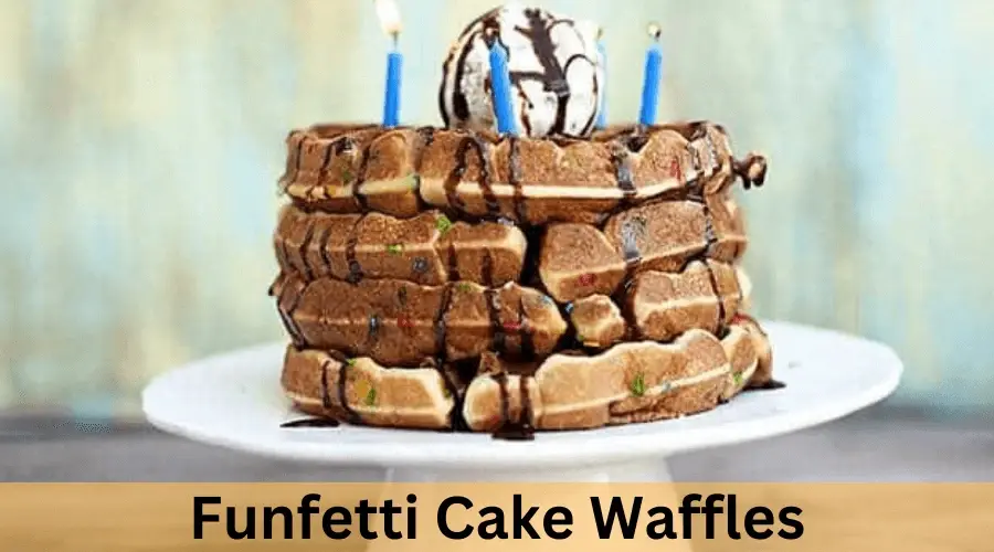 Funfetti Cake Waffles