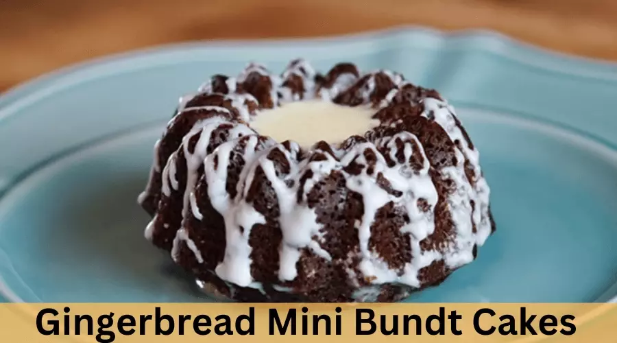 Gingerbread Mini Bundt Cakes