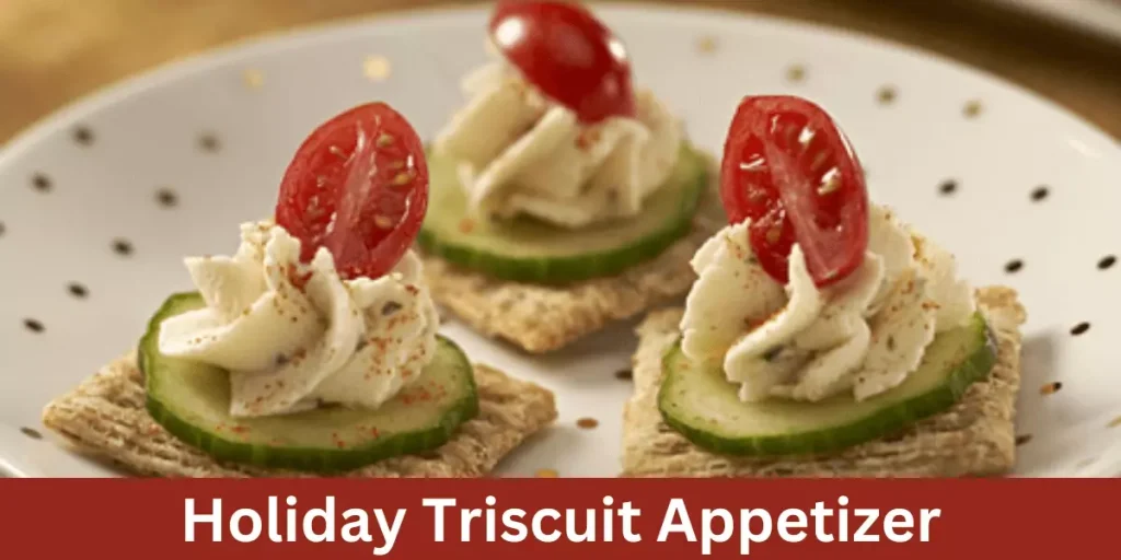 Holiday Triscuit Appetizer
