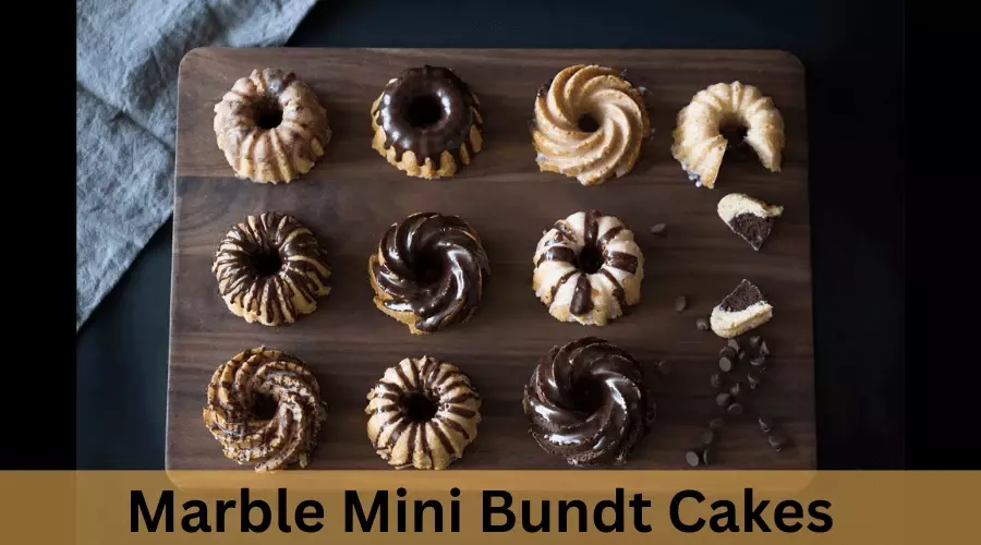 Marble Mini Bundt Cakes