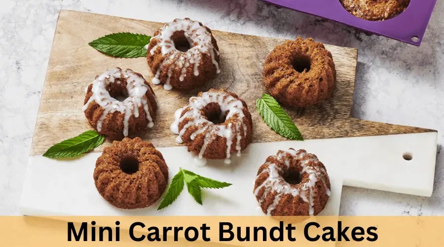 Mini Carrot Bundt Cakes
