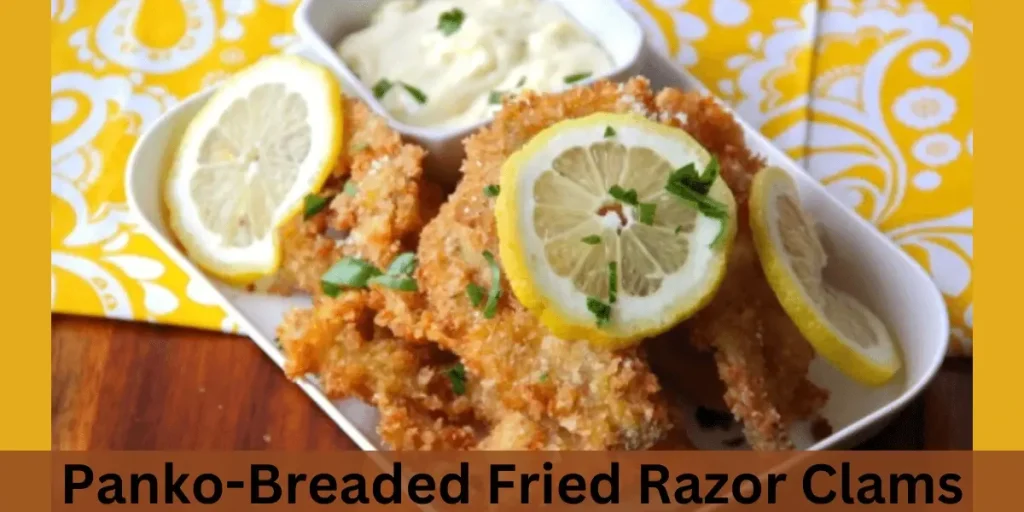 Panko-Breaded Fried Razor Clams