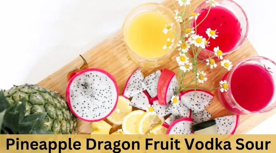  Pineapple Dragon Fruit Vodka Sour