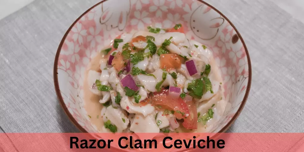 Razor Clam Ceviche