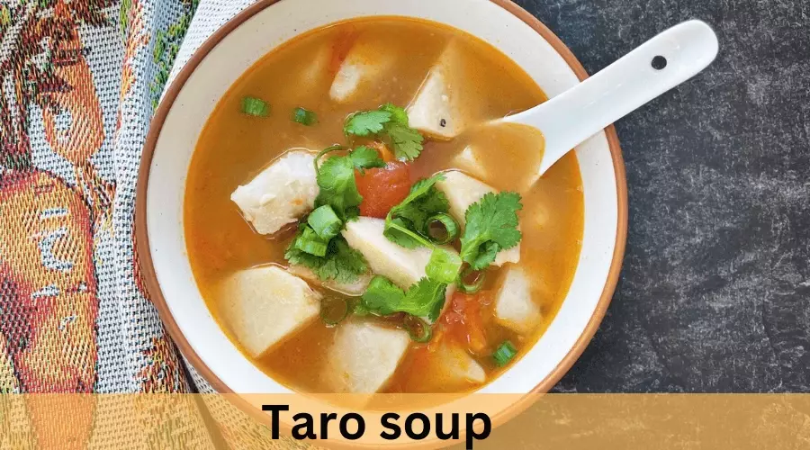Taro soup