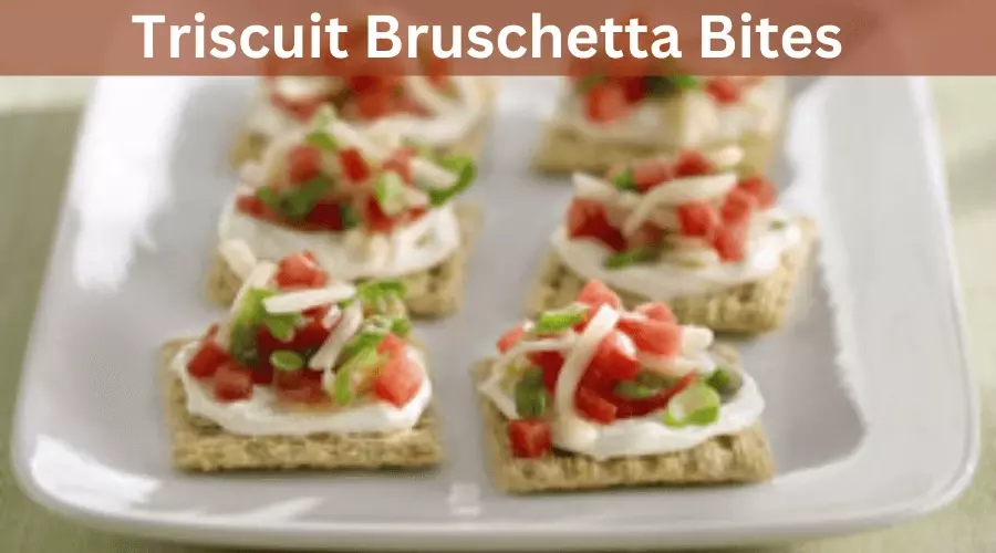 Triscuit Bruschetta Bites