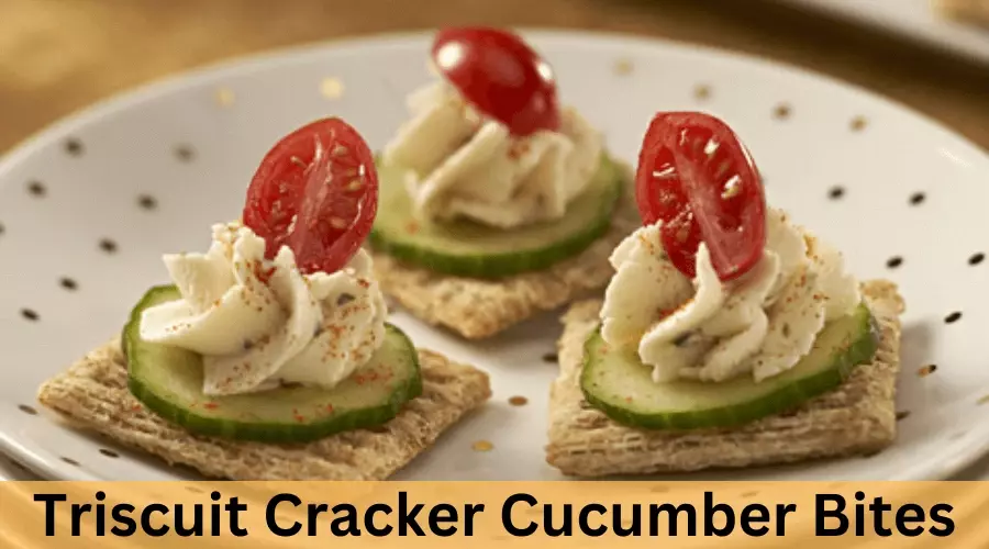 Triscuit Cracker Cucumber Bites