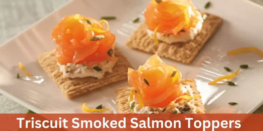 Triscuit Smoked Salmon Toppers