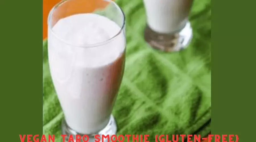 Vegan Taro Smoothie (Gluten-Free)