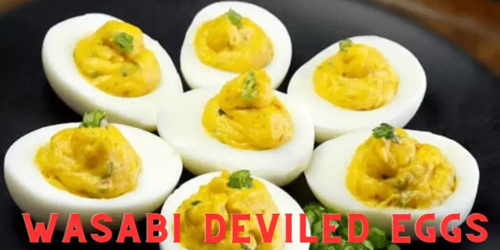 Wasabi Deviled Eggs