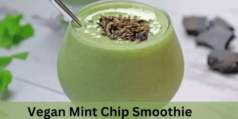 Vegan Mint Chip Smoothie