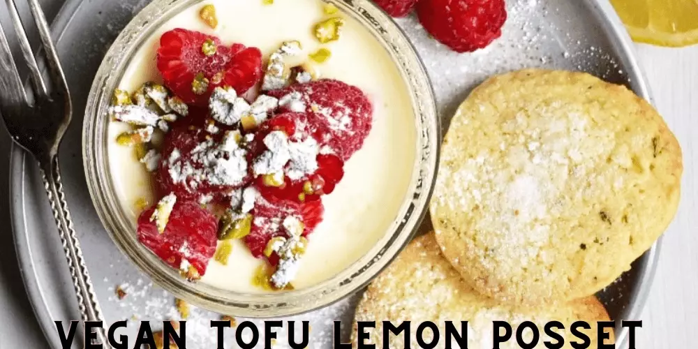 Vegan Tofu Lemon Posset